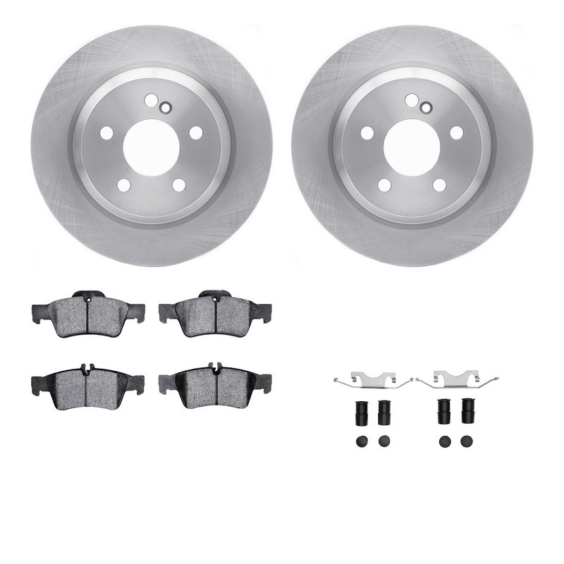 Dynamite Friction 6512-63363 Disc Brake Kit - Rear