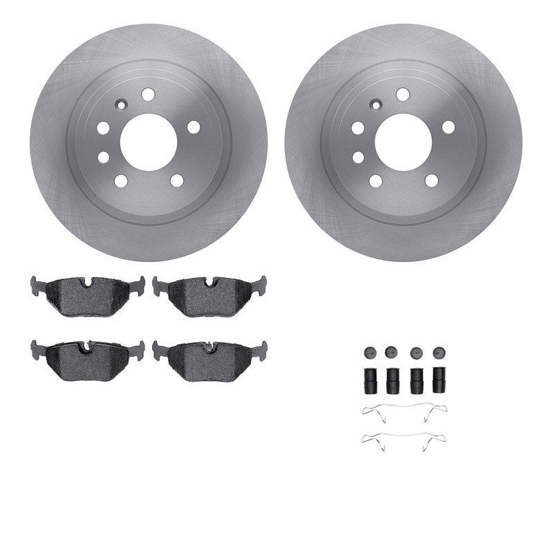 Dynamite Friction 6512-65063 Disc Brake Kit - Rear