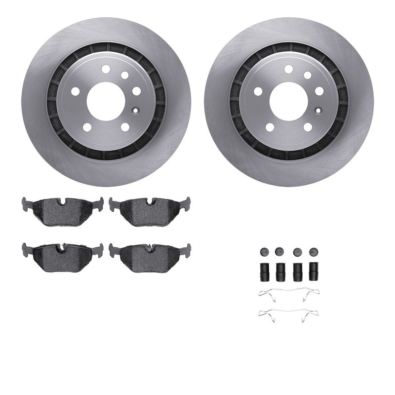 Dynamite Friction 6512-65075 Disc Brake Kit - Rear