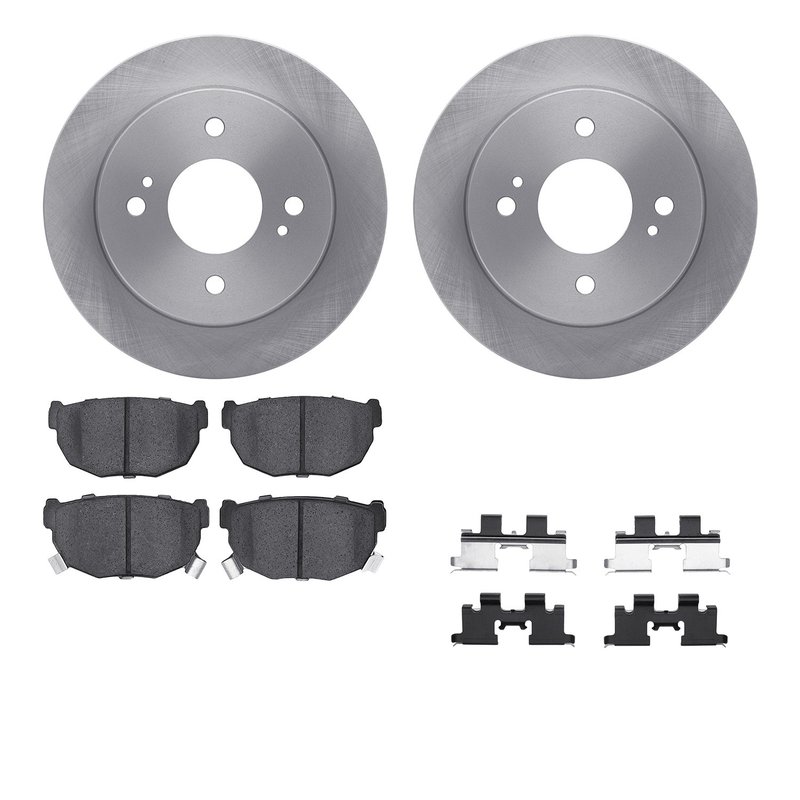 Dynamite Friction 6512-67166 Disc Brake Kit - Rear