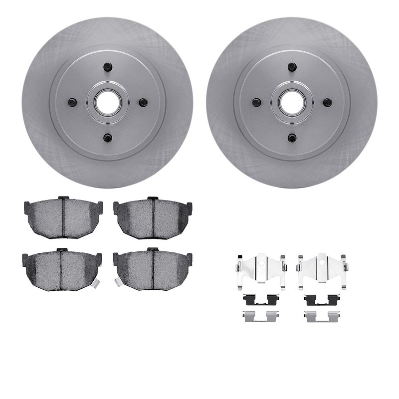 Dynamite Friction 6512-67206 Disc Brake Kit - Rear