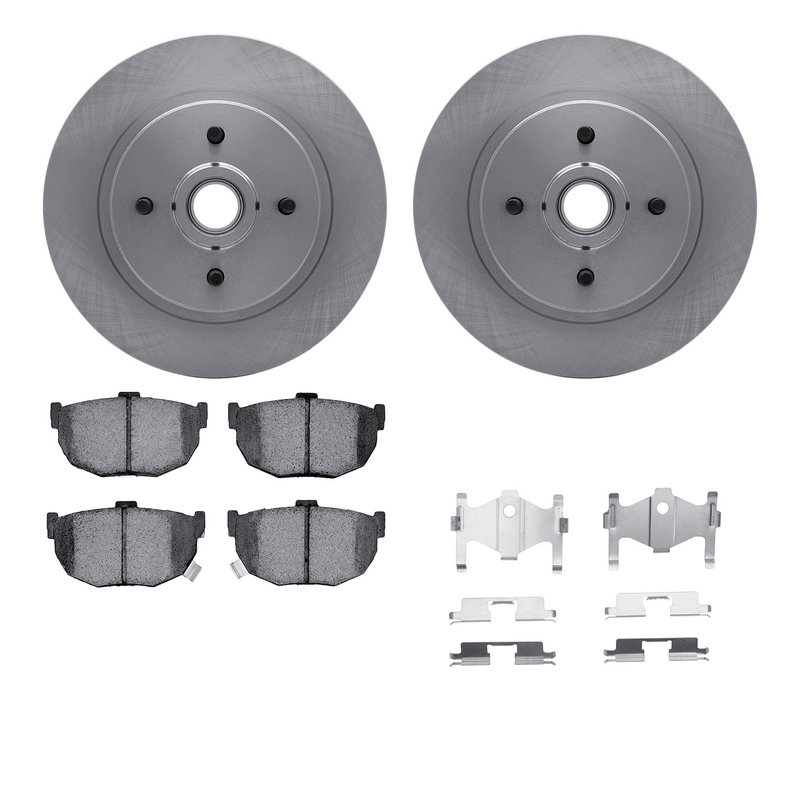 Dynamite Friction 6512-67207 Disc Brake Kit - Rear