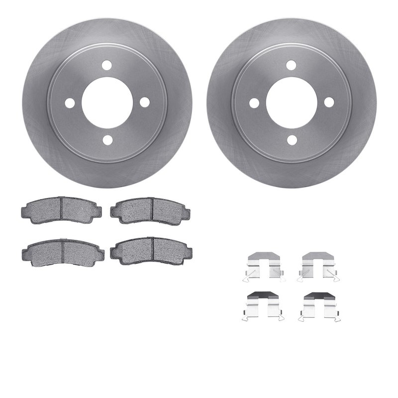 Dynamite Friction 6512-67266 Disc Brake Kit - Rear