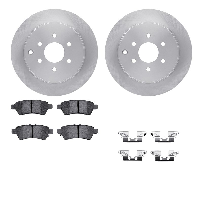 Dynamite Friction 6512-67480 Disc Brake Kit - Rear