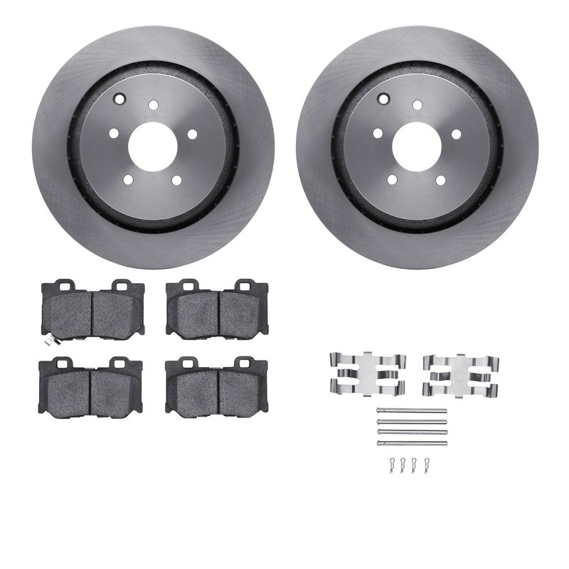 Dynamite Friction 6512-68074 Disc Brake Kit - Rear