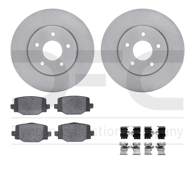 Dynamite Friction 6512-68086 Disc Brake Kit - Rear