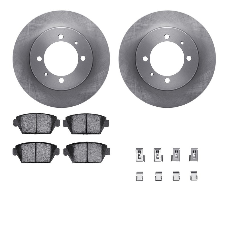 Dynamic Friction 6512-72101 Disc Brake Kit - Rear