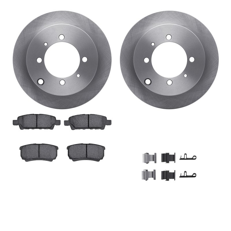 Dynamite Friction 6512-72132 Disc Brake Kit - Rear