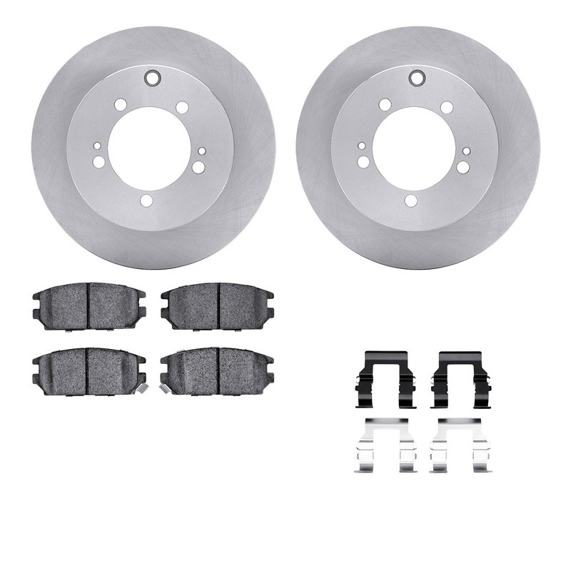 Dynamic Friction 6512-72176 Disc Brake Kit - Rear
