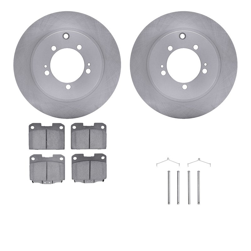 Dynamite Friction 6512-72195 Disc Brake Kit - Rear