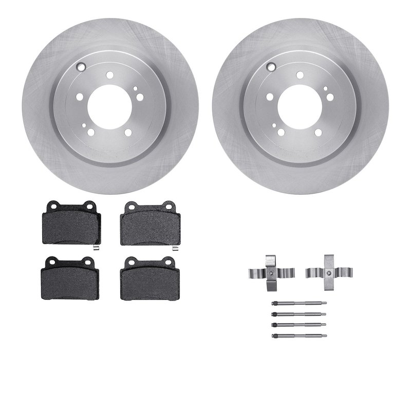 Dynamite Friction 6512-72245 Disc Brake Kit - Rear