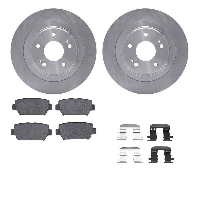 Dynamite Friction 6512-72310 Disc Brake Kit - Rear