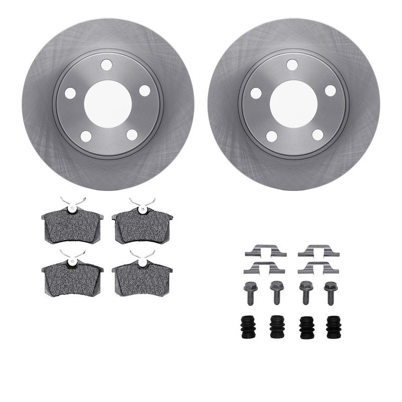 Dynamite Friction 6512-73205 Disc Brake Kit - Rear