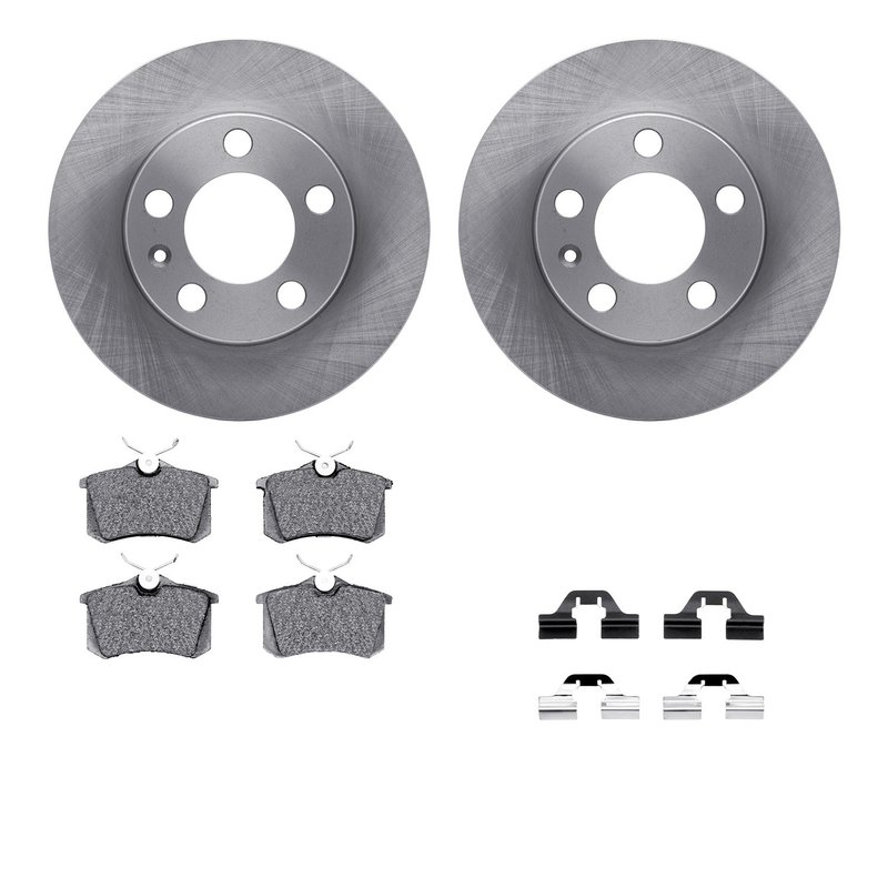 Dynamite Friction 6512-74238 Disc Brake Kit - Rear