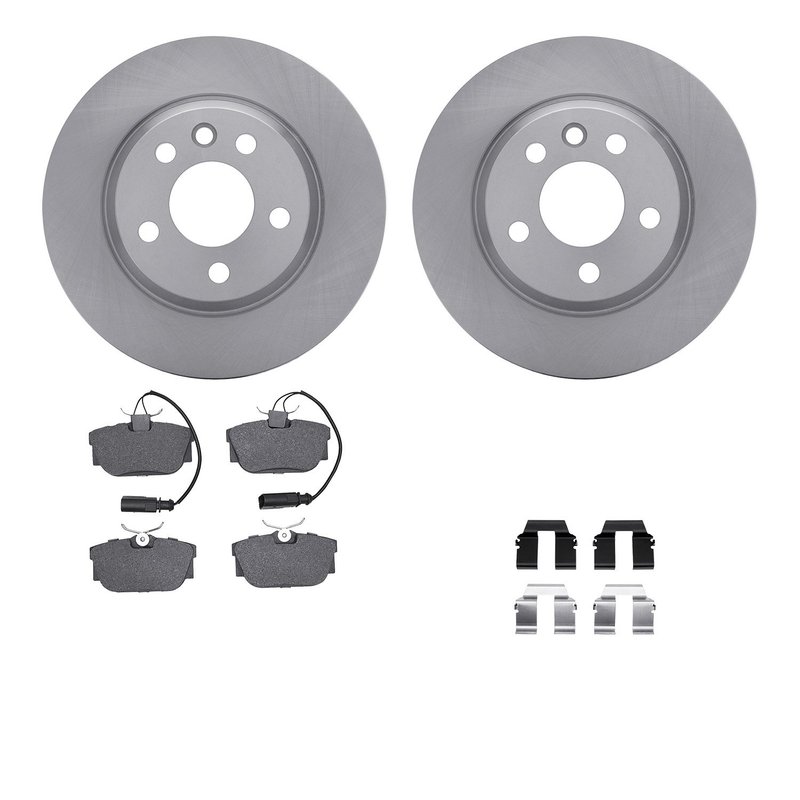 Dynamite Friction 6512-74258 Disc Brake Kit - Rear