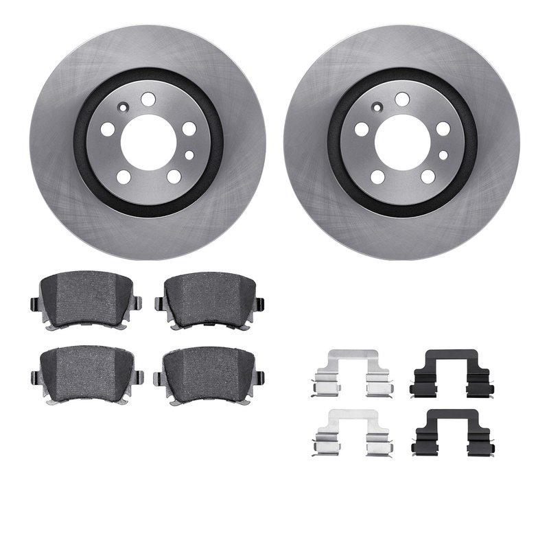 Dynamite Friction 6512-74332 Disc Brake Kit - Rear