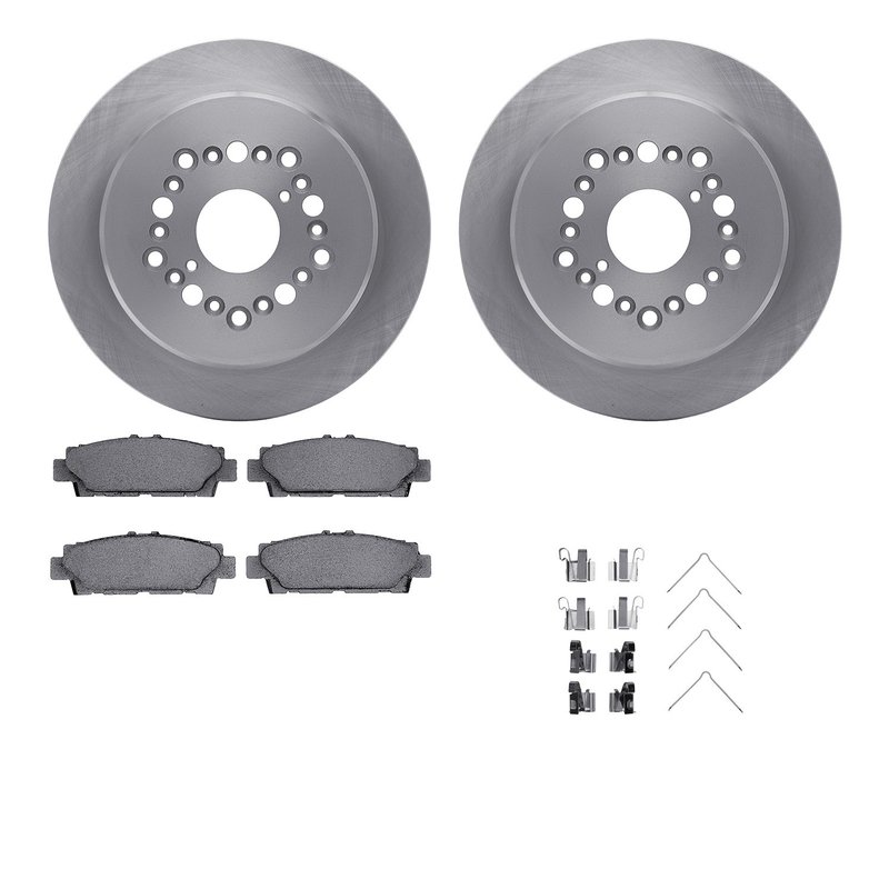 Dynamite Friction 6512-75040 Disc Brake Kit - Rear