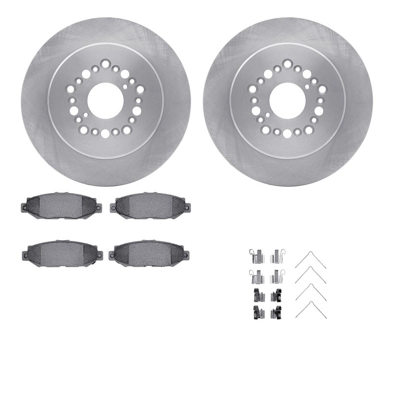 Dynamite Friction 6512-75061 Disc Brake Kit - Rear