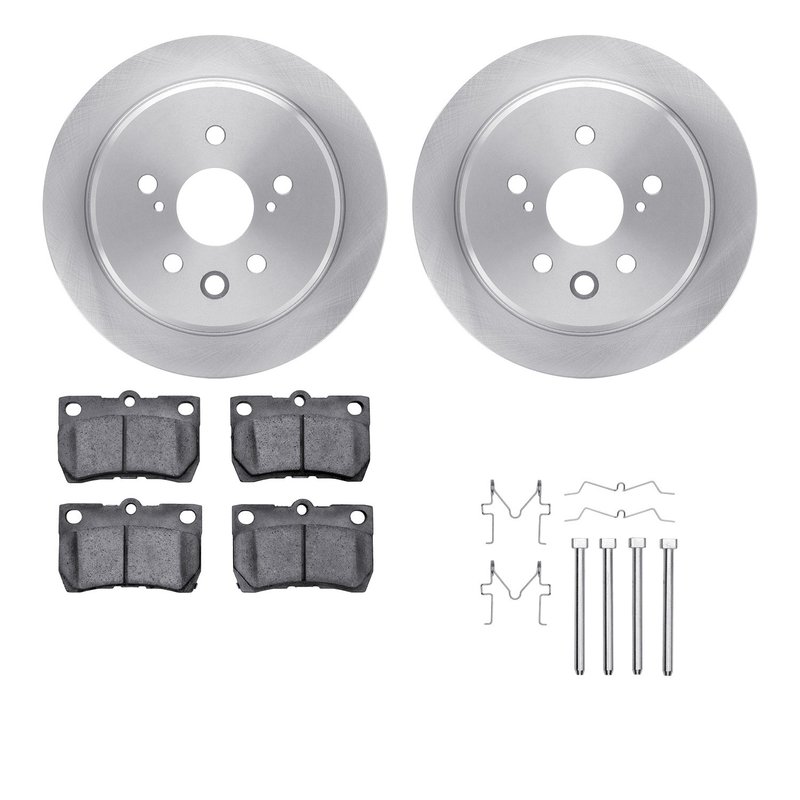 Dynamite Friction 6512-75089 Disc Brake Kit - Rear