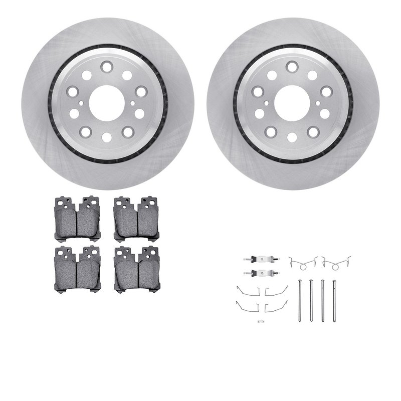 Dynamite Friction 6512-75102 Disc Brake Kit - Rear