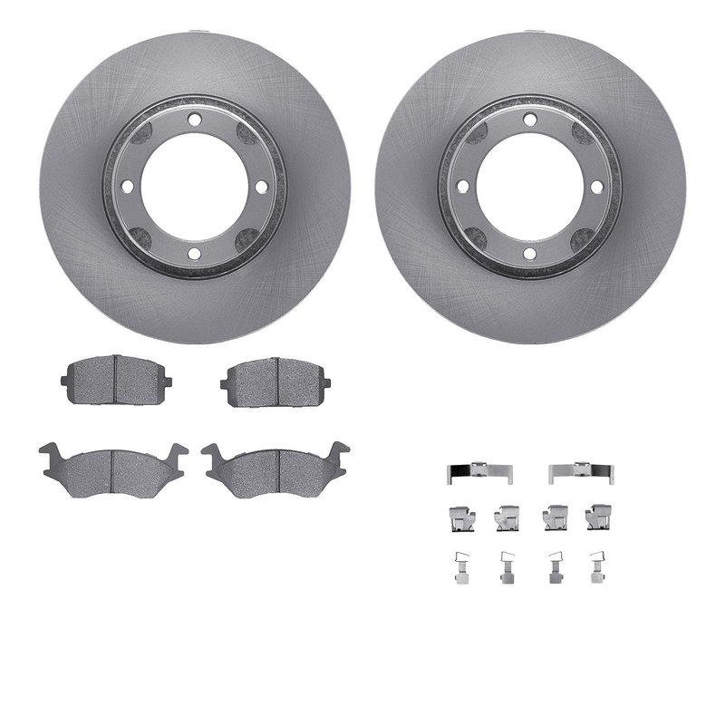 Dynamite Friction 6512-76105 Disc Brake Kit - Front