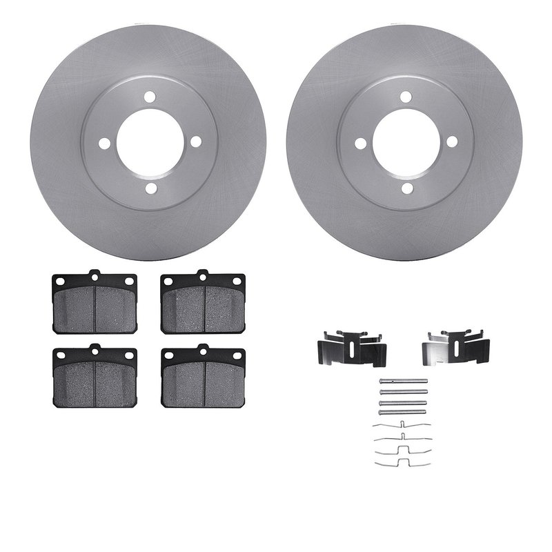 Dynamite Friction 6512-76126 Disc Brake Kit - Front