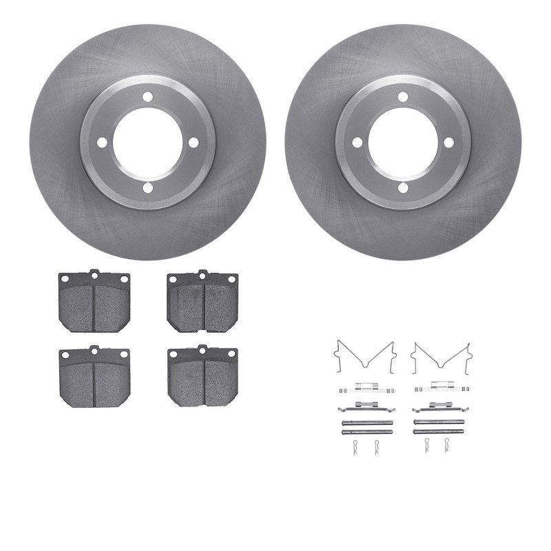Dynamite Friction 6512-76147 Disc Brake Kit - Front