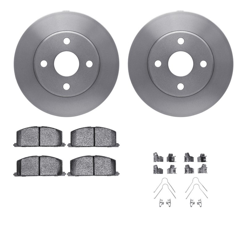 Dynamite Friction 6512-76163 Disc Brake Kit - Front