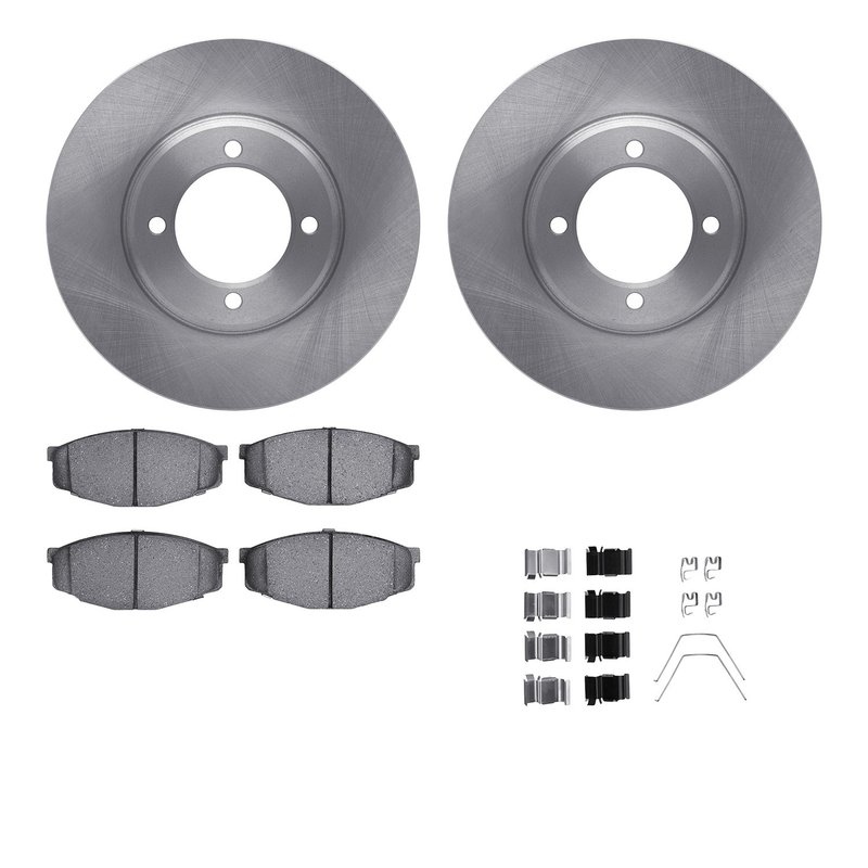 Dynamic Friction 6512-76176 Disc Brake Kit - Front