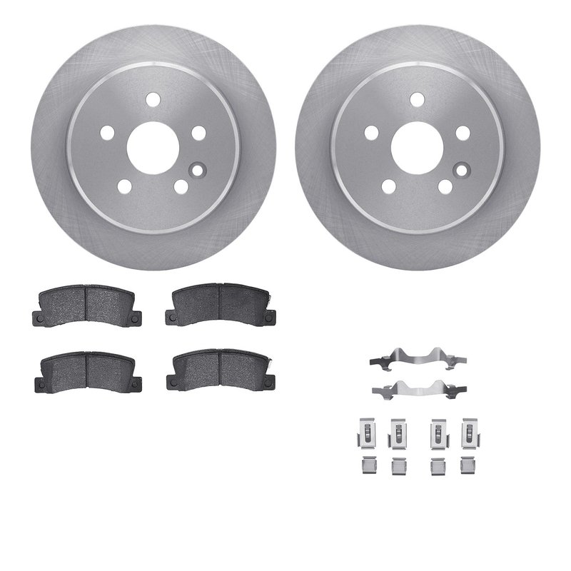 Dynamite Friction 6512-76233 Disc Brake Kit - Rear