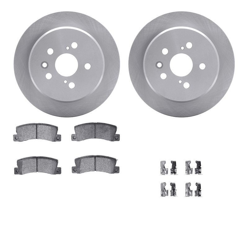 Dynamite Friction 6512-76266 Disc Brake Kit - Rear