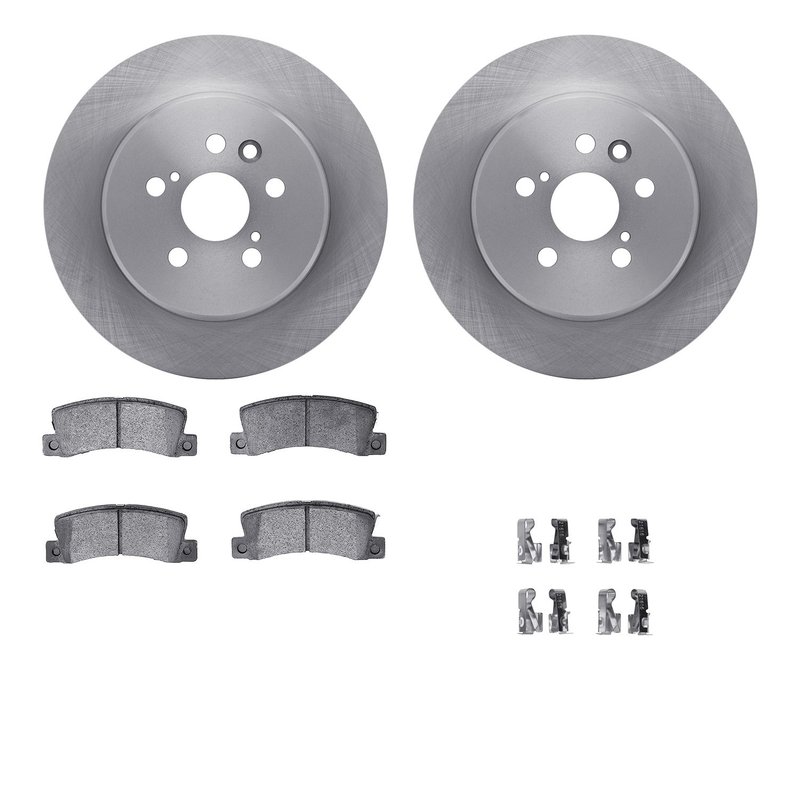 Dynamite Friction 6512-76287 Disc Brake Kit - Rear