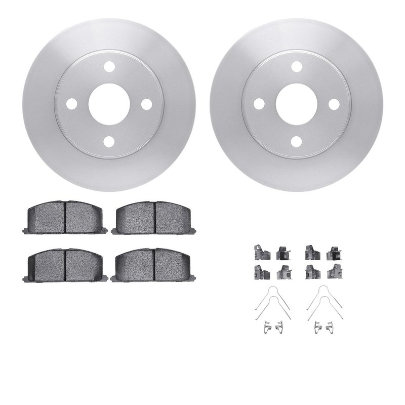 Dynamite Friction 6512-76296 Disc Brake Kit - Front
