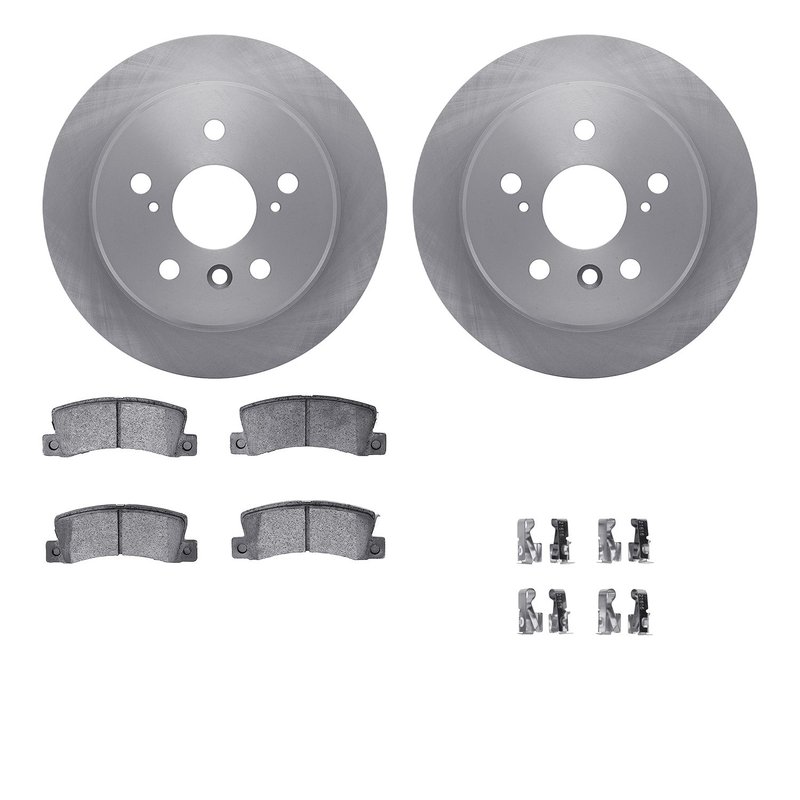 Dynamite Friction 6512-76329 Disc Brake Kit - Rear