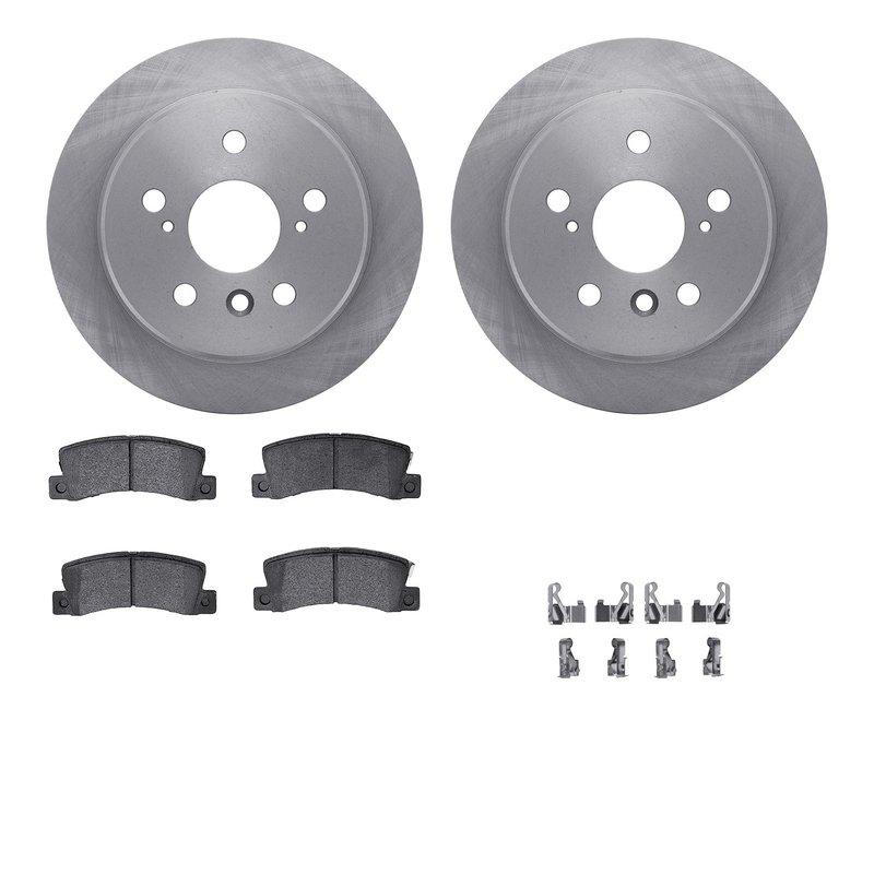 Dynamite Friction 6512-76330 Disc Brake Kit - Rear