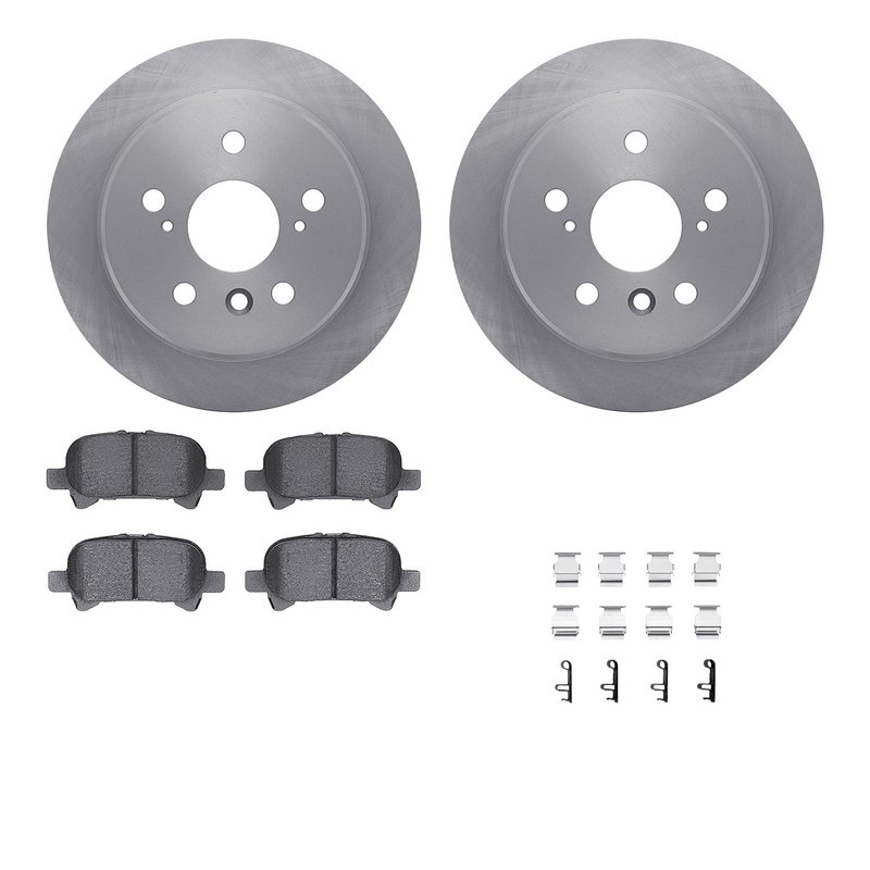 Dynamite Friction 6512-76331 Disc Brake Kit - Rear