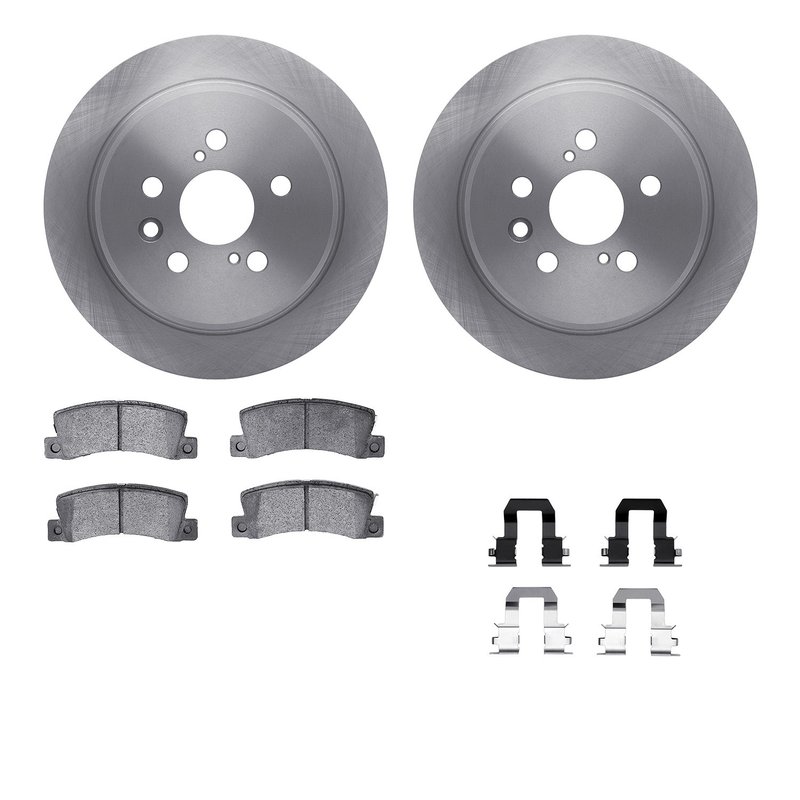 Dynamite Friction 6512-76374 Disc Brake Kit - Rear