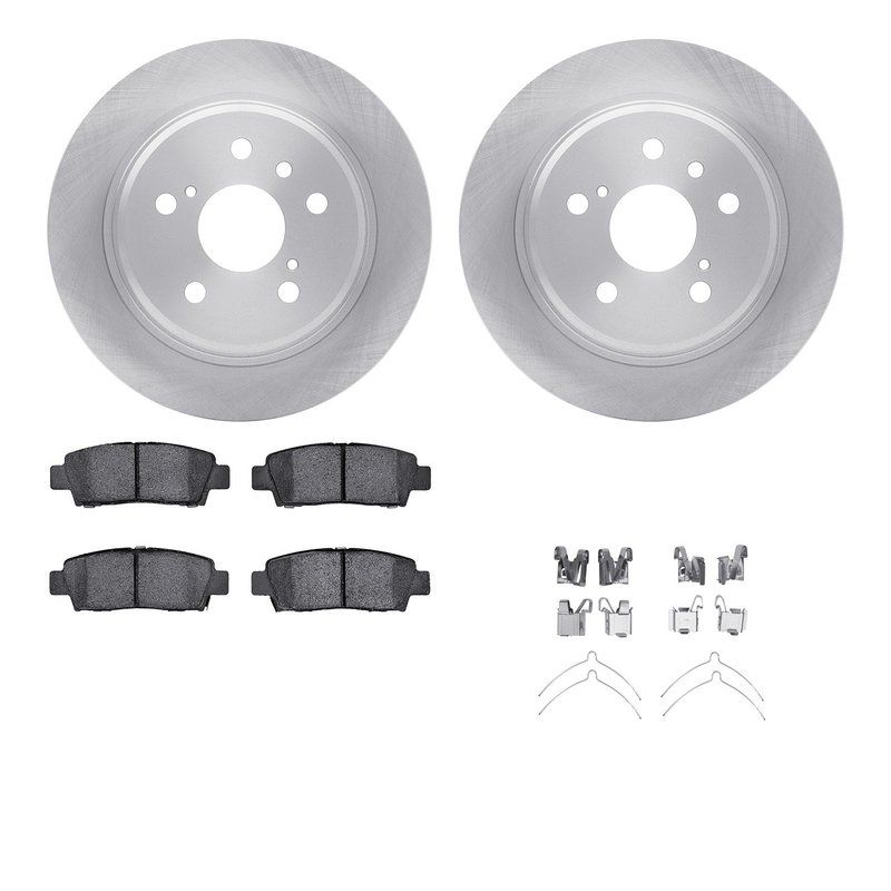 Dynamite Friction 6512-76383 Disc Brake Kit - Rear