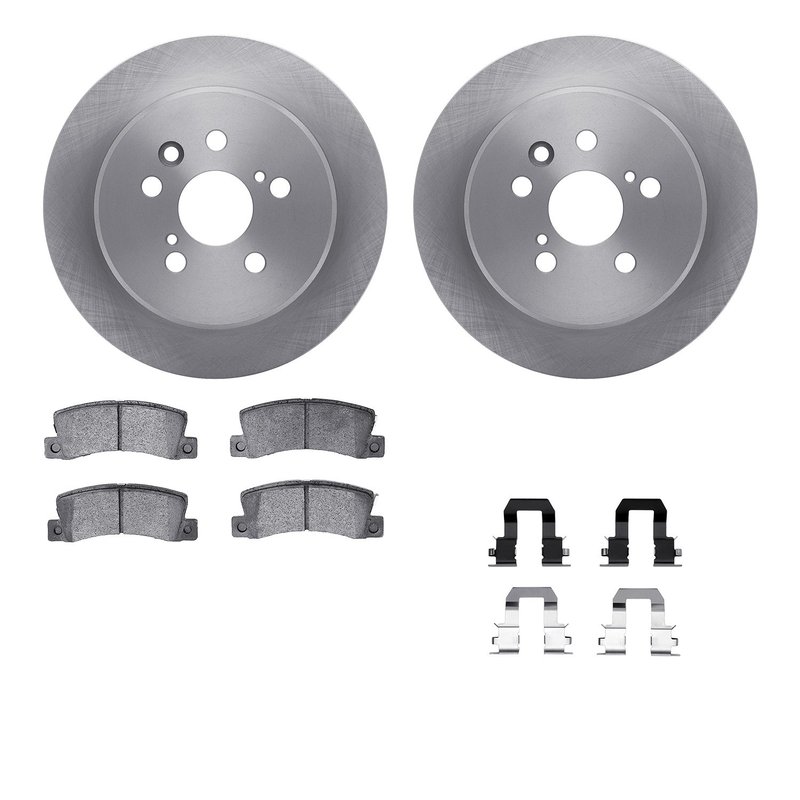 Dynamite Friction 6512-76386 Disc Brake Kit - Rear
