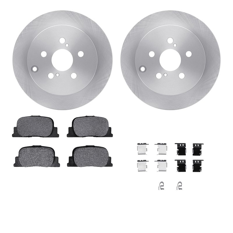 Dynamite Friction 6512-76408 Disc Brake Kit - Rear