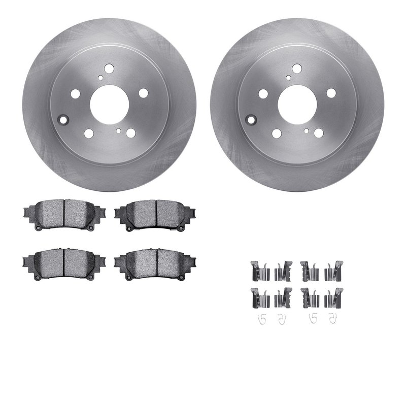 Dynamite Friction 6512-76524 Disc Brake Kit - Rear