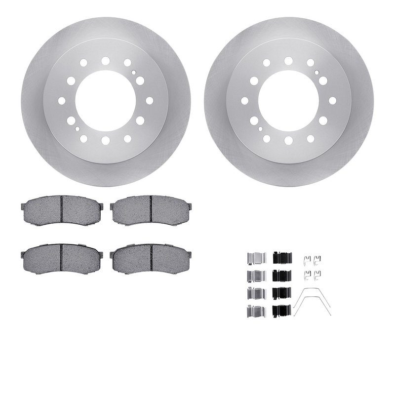 Dynamite Friction 6512-76644 Disc Brake Kit - Rear