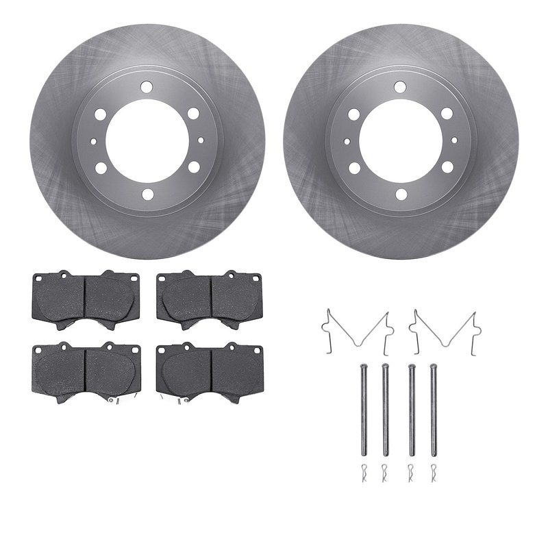 Dynamite Friction 6512-76647 Disc Brake Kit - Front