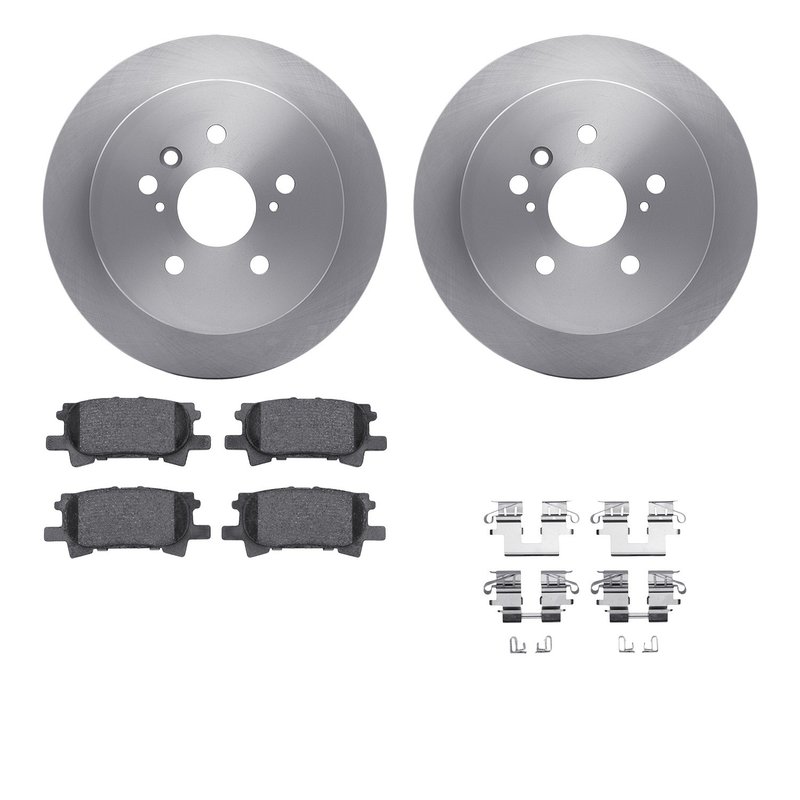 Dynamite Friction 6512-76653 Disc Brake Kit - Rear