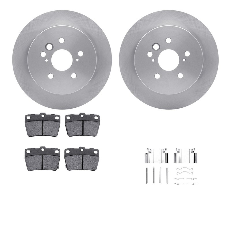 Dynamite Friction 6512-76659 Disc Brake Kit - Rear