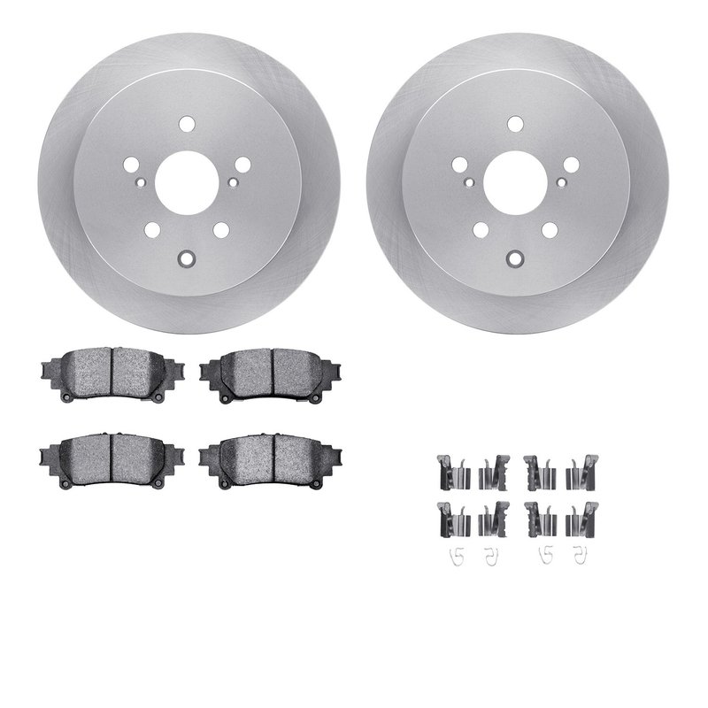 Dynamite Friction 6512-76689 Disc Brake Kit - Rear