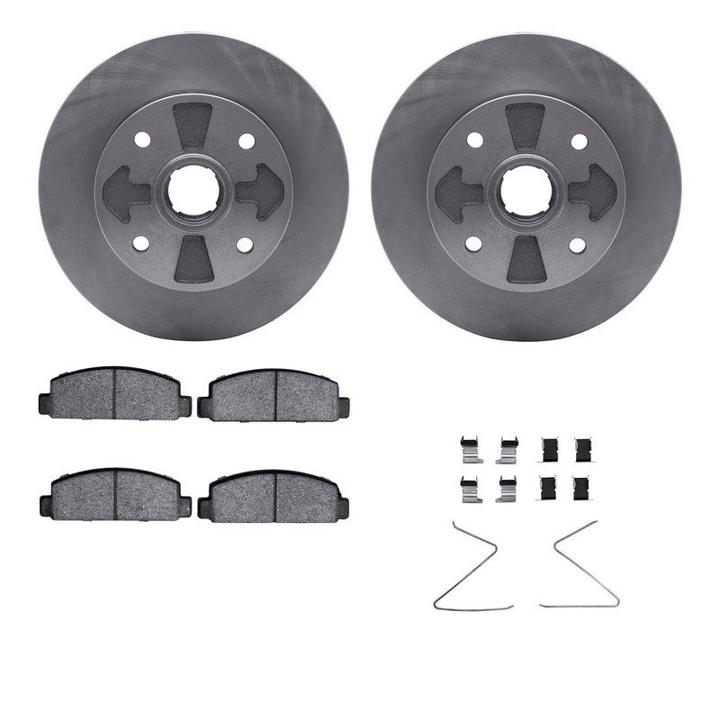 Dynamite Friction 6512-80082 Disc Brake Kit - Front