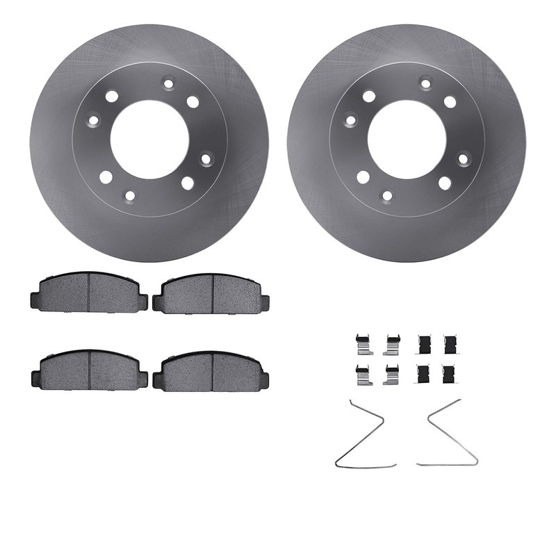 Dynamite Friction 6512-80100 Disc Brake Kit - Front