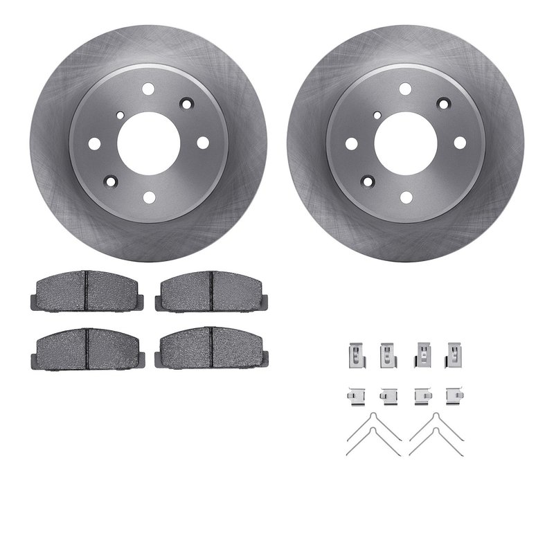 Dynamite Friction 6512-80109 Disc Brake Kit - Rear