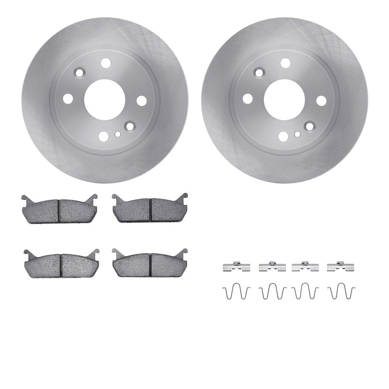 Dynamite Friction 6512-80127 Disc Brake Kit - Rear